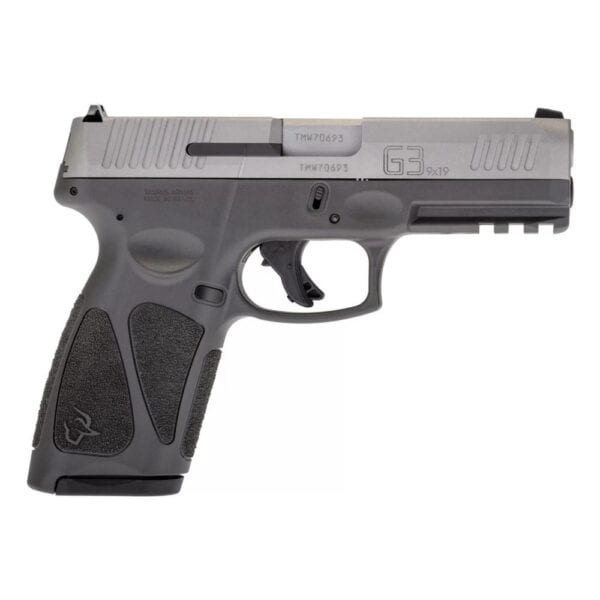 Taurus G3 Full Size Handgun 9mm Luger 17/rd Magazines (2) 4" Barrel Tenifer Matte Stainless/Gray with Steel Sights