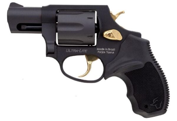 Taurus 856 Ultra Lite .38 Spl 6rds 2" Barrel Matte Black w/Gold Accents