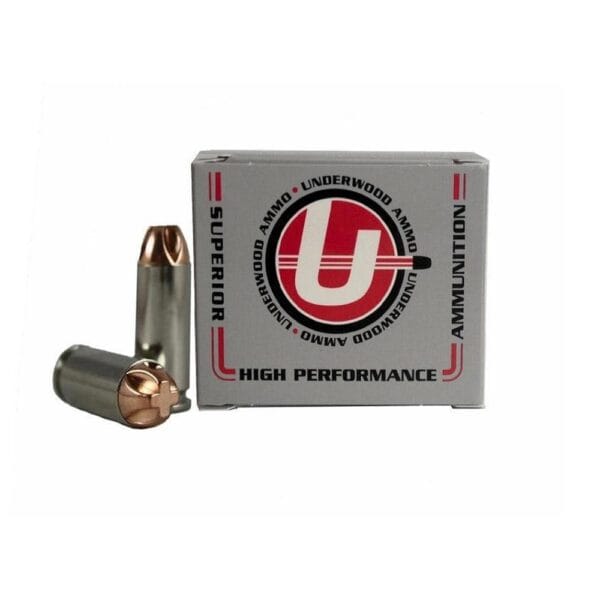 Underwood Ammo Xtreme Penetrator Handgun Ammunition 10mm Auto140 gr Solid 1500 fps 20/ct