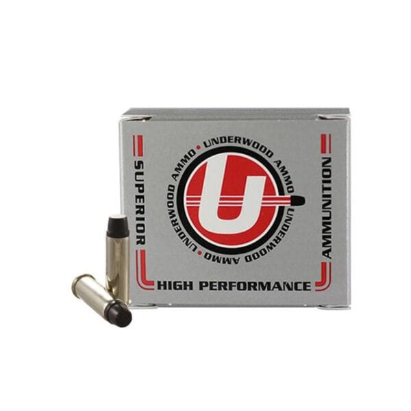 Underwood Ammo Hard Cast Keith Handgun Ammunition 38 Spl (+P) 158gr LSWC 1250 fps 20/ct