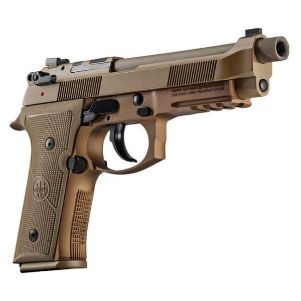 Beretta M9A4 G Handgun 9mm Luger 10/rd Magazines (3) 5.1" Threaded Barrel Optic Ready FDE Finish