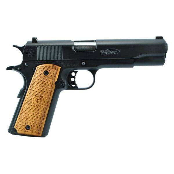 TriStar American Classic Govt 1911 Blued 9mm 10/rd Magazine 5" Barrel Black with Wood Grip