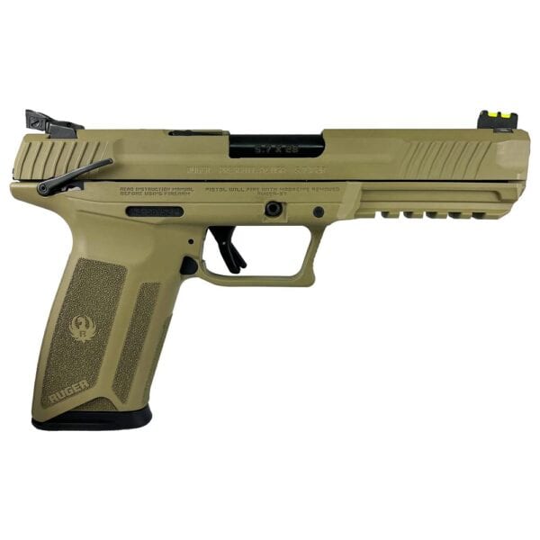 Ruger 57 Handgun 5.7x28mm 20rd Magazine 4.94" Barrel FDE