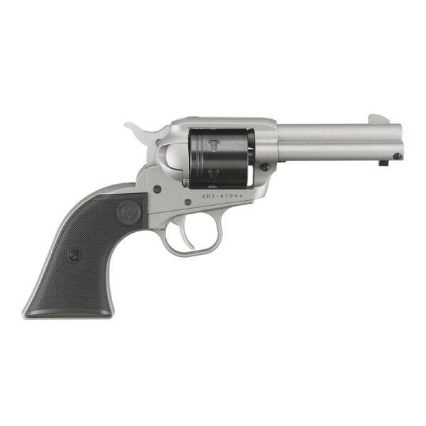 Ruger Wrangler Revolver .22 LR 6rd Capacity 3.75" Barrel Silver Cerakote Aluminum Alloy