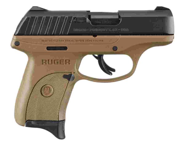 Ruger EC9s 9mm Luger 7rd Magazine 3.12" Barrel FDE Grip