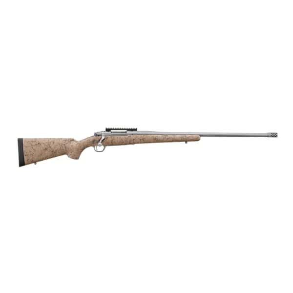 Ruger Hawkeye FTW Hunter Rifle 6.5 Creedmoor 4rd Magazine 24" Barrel Tan and Black Speckled