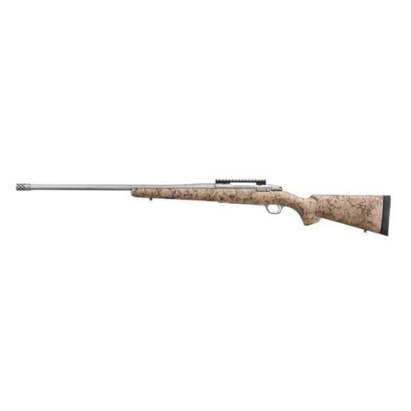 Ruger Hawkeye FTW Hunter Rifle 7mm PRC 3rd Magazine 24" 5/8x24 Threaded Barrel Tan Black