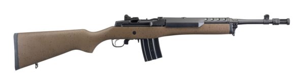 Ruger Mini 14 Tactical Rifle 5.56mm Nato 20rd Magazine 16.12" Barrel Speckled Black/Brown Hardwood Stock