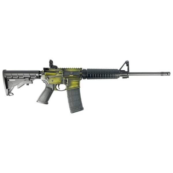 Ruger "Bazooka Green Distressed" AR-556 Rifle 5.56mm NATO 30rd Mag 16.10" Barrel Custom Stock Finish