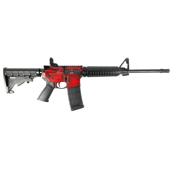 Ruger "Red Distressed" AR-556 Rifle 5.56mm NATO 30rd Mag 16.1" Barrel Custom Stock Finish