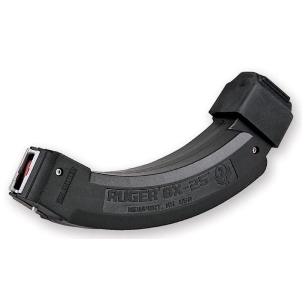 Ruger BX-25 Molded Together Rifle Magazine Black for 10/22 .22LR 25/rds 2/ct