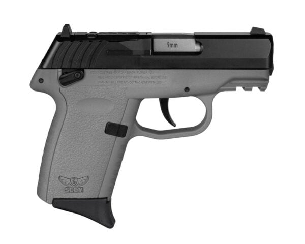 SCCY CPX-1 RDR Handgun 9mm Luger 10rd Magazine 3.1" Barrel External Safety Only Black Slide/Sniper Grey Frame