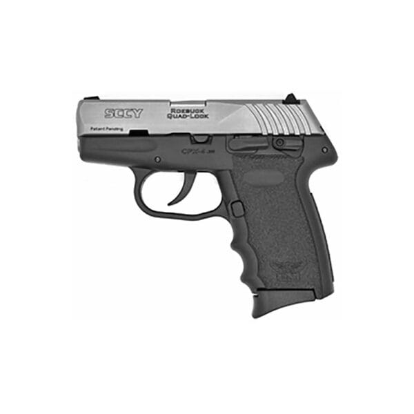 SCCY CPX-4 Handgun .380 10rd Magazine 2.96" BarrelStainless Slide Black Frame External Safety