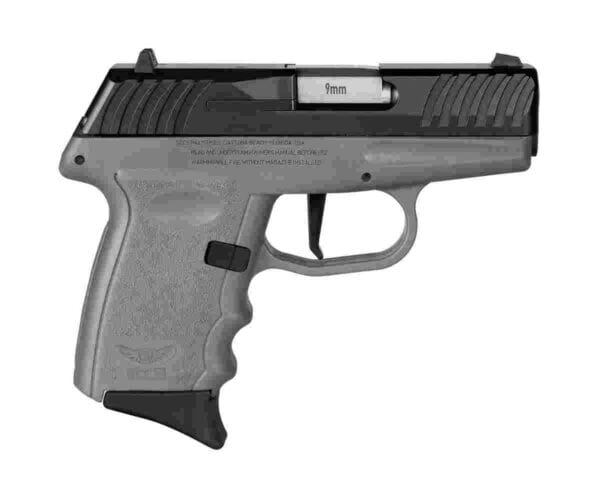 SCCY DVG-1 Handgun 9mm Luger 10rd Magazine 3.1" Barrel Striker Fired Black Slide/Sniper Grey Frame