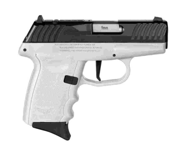 SCCY DVG-1 RDR Handgun 9mm Luger 10rd Magazine 3.1" Barrel Striker Fired Black Slide/White Frame