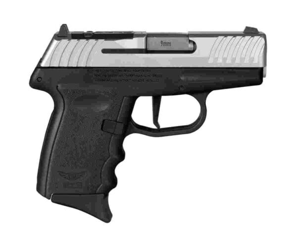 SCCY DVG-1 RDR Handgun 9mm Luger 10rd Magazine 3.1" Barrel Striker Fired Stainless Steel Slide/Black Frame