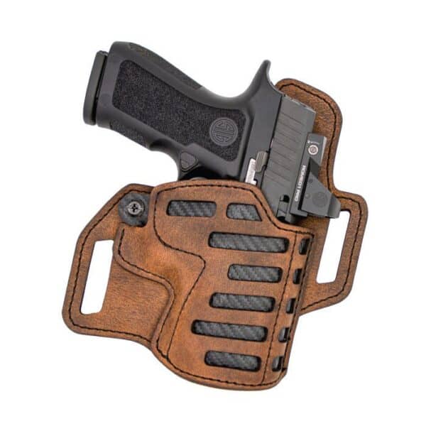 Versacarry Compound OWB Holster RH Size 4 Brown