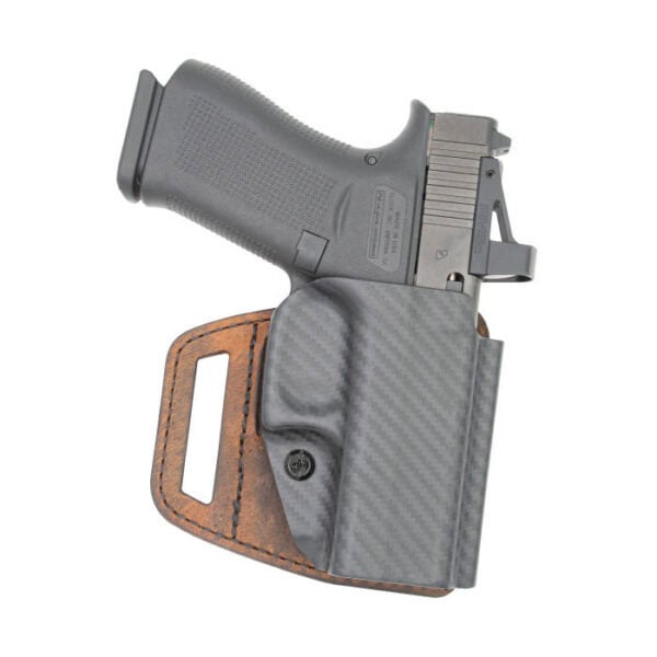 Versacarry V-Slide OWB Holster for Springfield Hellcat Brown RH