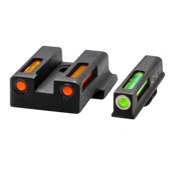 HIVIZ LiteWave H3 sight Orange/Green LitePipe/White front ring fits S&W M&P EZ380