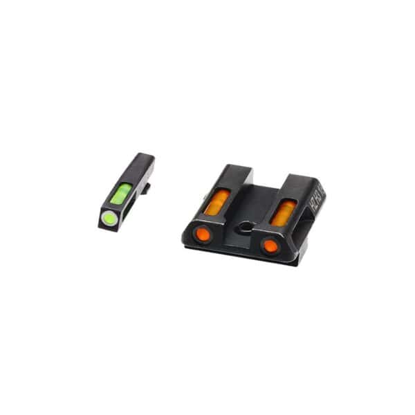 HIVIZ LiteWave H3 sight Orange/Green LitePipe/White front ring fits Glock models 42 and 43 43X and 48