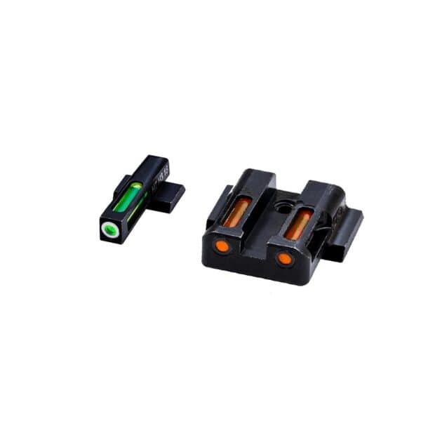 HIVIZ LiteWave H3 sight Orange/Green LitePipe/White front ring fits S&W Shield models