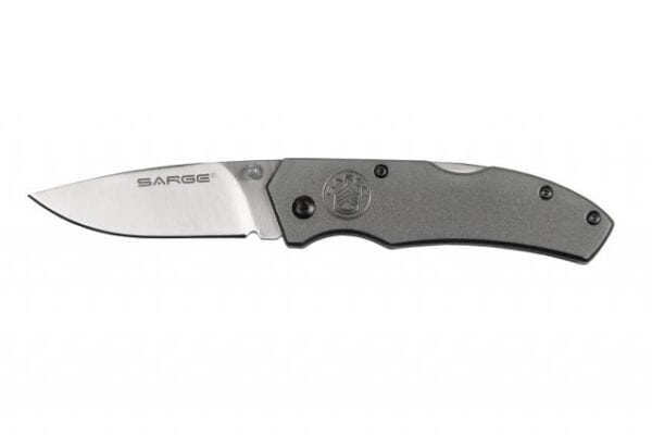 Sarge knives Gray Electro Lock Back Folder