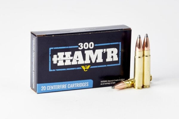 Wilson Combat Ammunition 300 HAM R | 150gr Speer HAM'R Boat Tail SP 2310 FPS - 18" Barrel | 20/Box