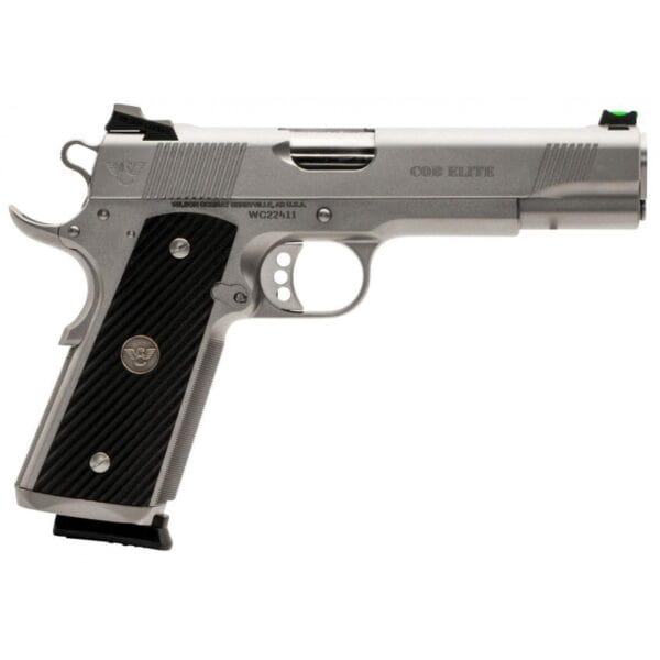 Wilson Combat CQB Elite Full-Size Handgun .45 Auto 8rd Magazines (2) 5" Barrel Stainless Glass Bead Blast