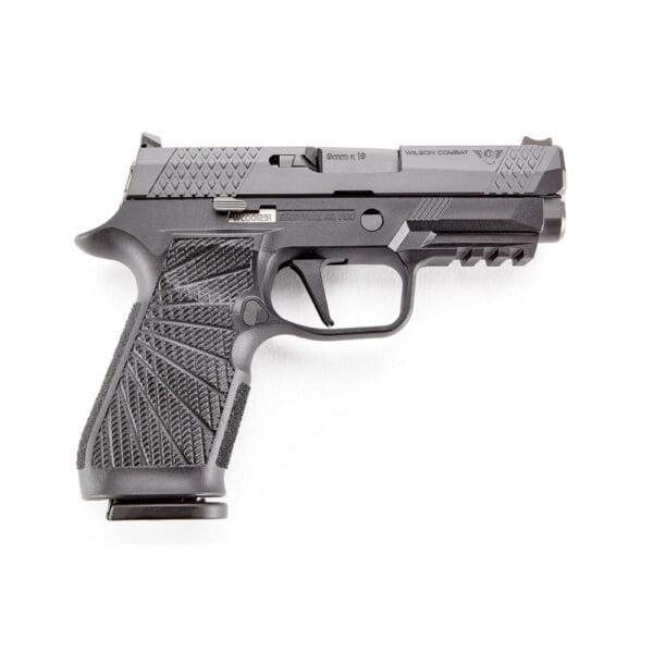 Wilson Combat/SIG P320 Carry Size Handgun 9mm Luger 17rd Magazines (2) 3.9" Barrel Black Grip Module Action Tune Straight Trigger