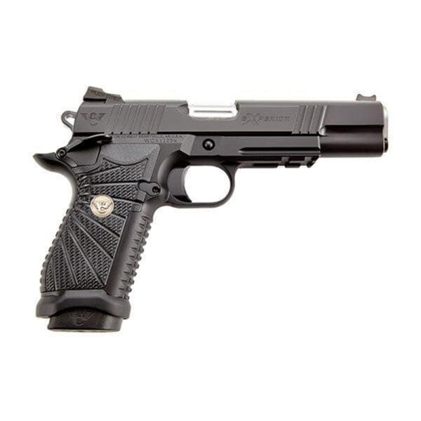 Wilson Combat eXperior Double-Stack Full-Size Handgun 9mm Luger 18rd Magazines (2) 5" Barrel Black Lightrail Frame Ambidextrous Safety