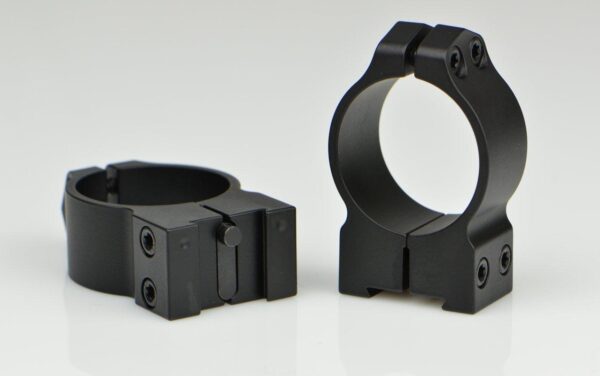 Warne 2-Piece Maxima Fixed Scope Ringmounts with Grooved Receiver - Tikka 30mm Medium Matte