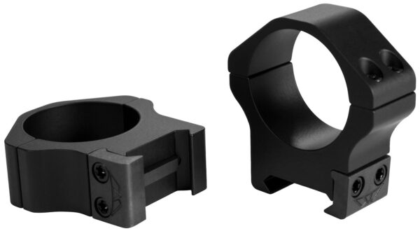 Warne 2-Piece Maxima Horizontal Fixed Scope Rings 30mm PA Medium - Matte Black