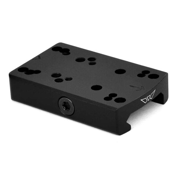 Warne Red Dot Riser Low Pro Reflex Mount - Black