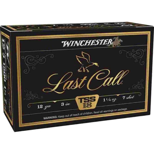 Winchester Last Call Waterfowl TSS Shotshells 12ga 3" 1-1/4oz 1500fps #7 10/ct