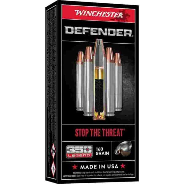 Winchester PDX1 Defender Rifle Ammunition .350 Legend 160 gr. PHP 2170 fps 20/ct