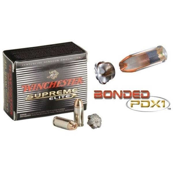 Winchester PDX1 Defender Handgun Ammunition .40 S&W 180 gr. JHP 990 fps 20/ct