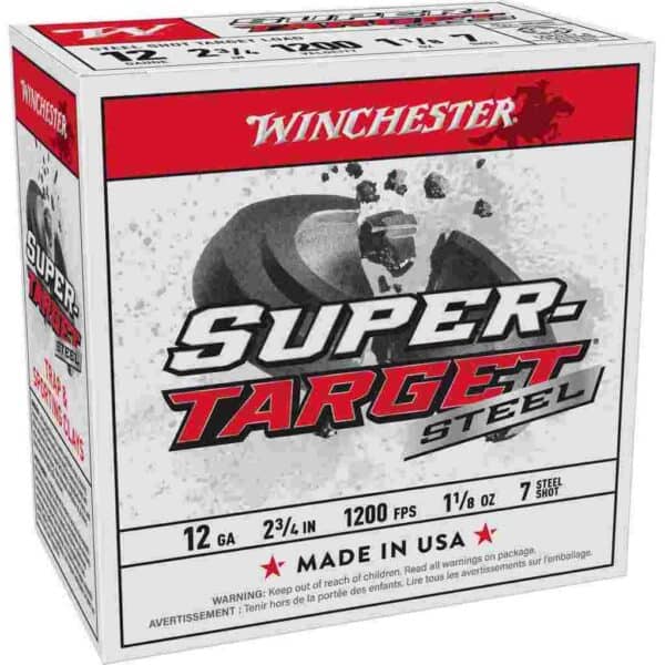 Winchester Super-Target 12 ga 2 3/4" 1-1/8 oz #7 1200 fps 25/ct