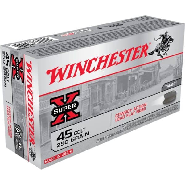 Winchester Cowboy Load Handgun Ammunition .45 Colt 250 gr. LRN 750 fps 50/ct