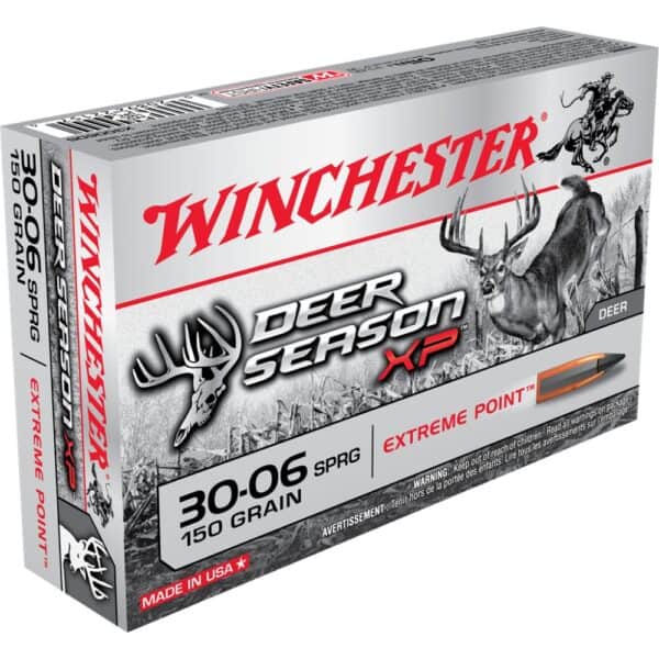 Winchester Deer Season XP Rifle Ammunition 30-06 150 gr. PT 2920 fps 20/ct