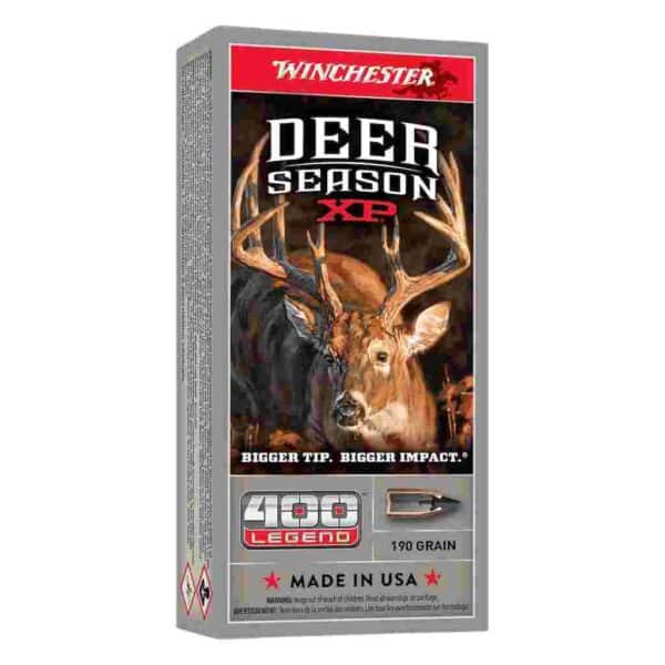 Winchester Deer Season XP Rifle Ammunition .400 Legend 190gr PT 20/ct