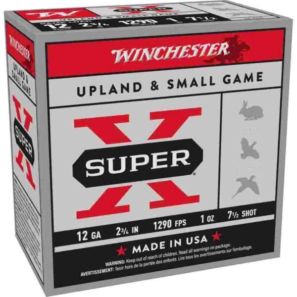 Winchester Super-X Game Shotshells 12 ga 2-3/4" 1 oz 1290 fps #7.5 25/ct