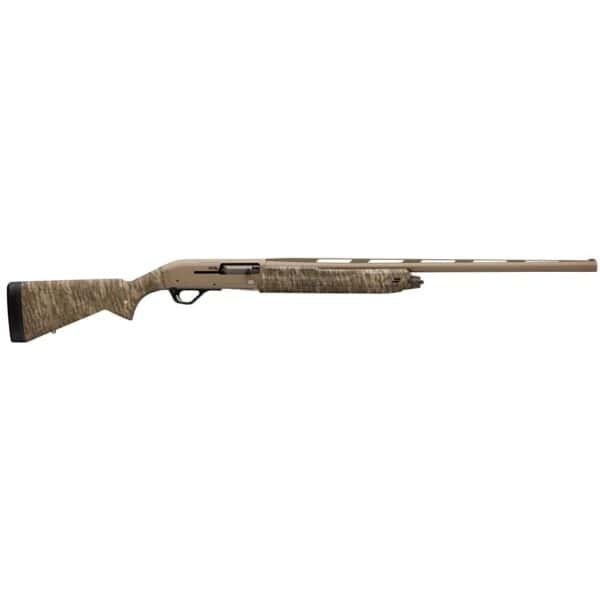 Winchester SX4 Hybrid Hunter Shotgun 12 ga 3.5" Chamber 4/rd 28" FDE Barrel Mossy Oak Bottomland Synthetic Stock