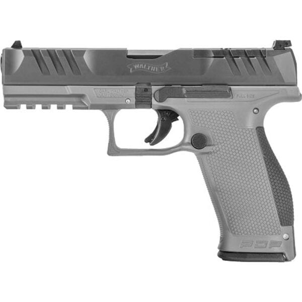 Walther PDP Full Size Handgun 9mm 18/rd 4.5" Barrel Two-Tone Grey Optic Ready