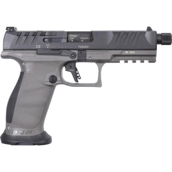 Walther PDP Pro Full Size Handgun 9mm Luger 18rd Magazine 5.7" Threaded Barrel Tungsten Grey Optics Ready