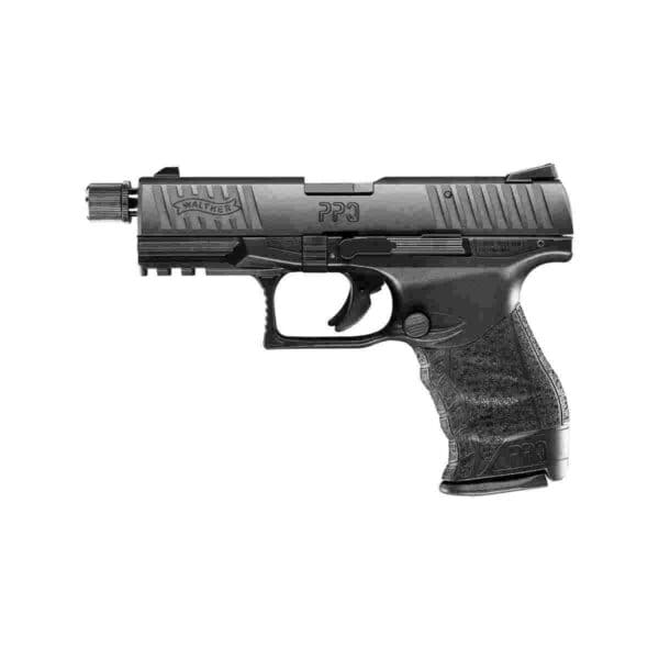 Walther Arms PPQ 22 SD Handgun .22 LR 12/rd Magazine 4" Threaded Barrel Black