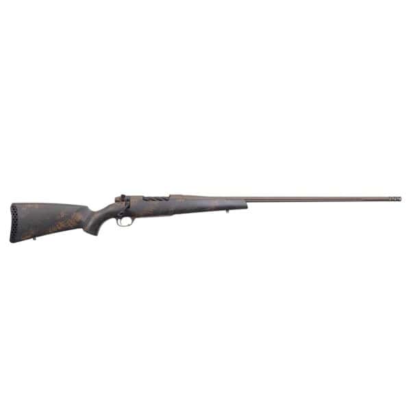 Weatherby Mark V Backcountry 2.0 Rifle 6.5 Creedmoor 4rd Magazine 22" Barrel Synthetic Stock Brown and Green