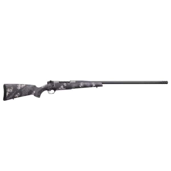 Weatherby Mark V Backcountry 2.0 Ti Carbon 300 Wby. Mag Rifle 3rd Magazine 26" Barrel Grey and White