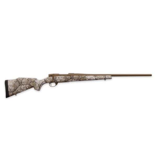 Weatherby Vanguard Badlands Rifle .270 Win 5rd Capacity 24" Burnt Bronze Threaded Barrel Approach Camo Stock