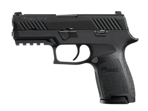 Sig P320 Compact 45ACP 3.9" 9rd Black Nitron Night Sights