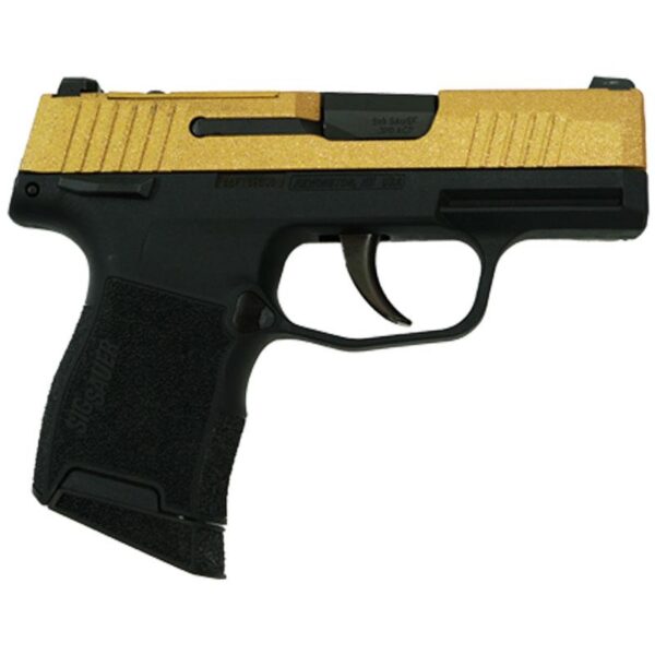 Sig Sauer P365-380-BSS-MS Exclusive Gold Glitter Handgun .380 10rd Magazines (2) 3.1" Barrel